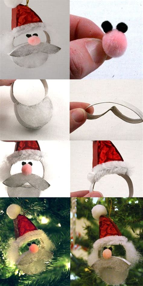 Ho Ho Homake A Santa Claus From A Paper Roll Christmas Crafts Diy