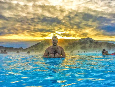 Swimming In Icelands Blue Lagoon Backpacker Captures