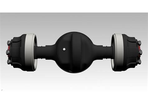 Axle A498 3d Model Cgtrader