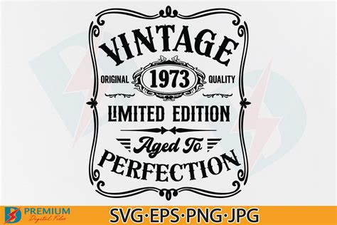 50th Birthday Vintage Svg Design50 Year Graphic By Premium Digital