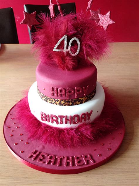40th Birthday Decorations Birthday Cake Cake Ideas By