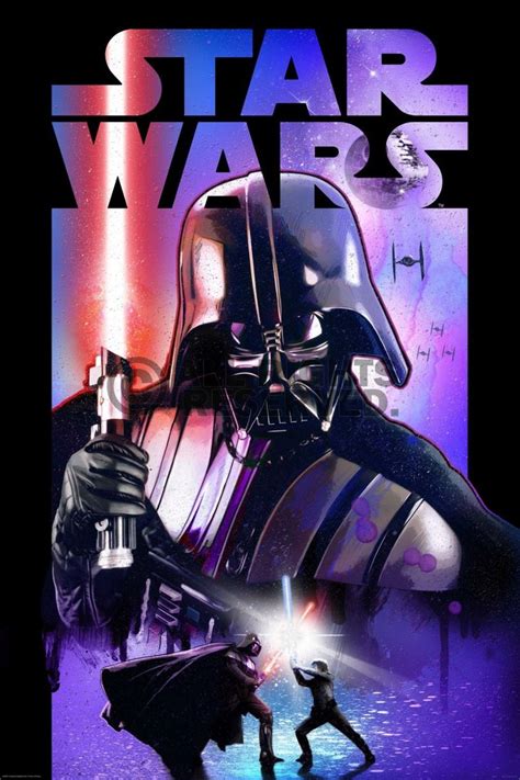 Star Wars Darth Vader Lightsaber Maxi Paper Poster