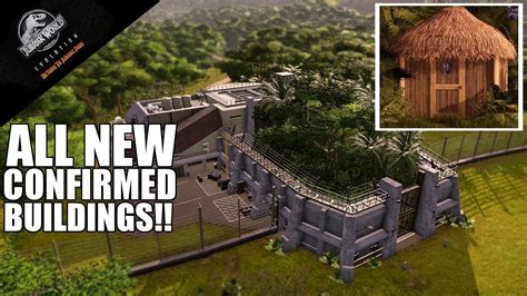All New Confirmed Buildings For Jurassic World Evolutions New Dlc