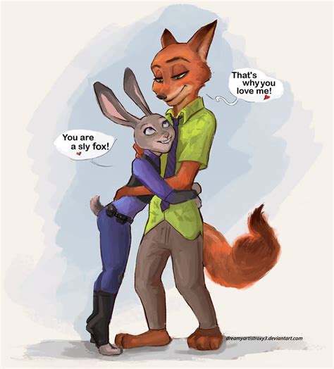 Nick And Judy Zootopia By Dreamynatalie On Deviantart