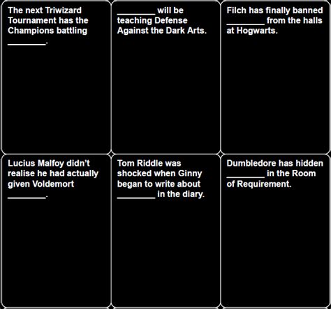 Take them and come back with a bot. Cards Against Muggles - Harry Potter Version Of Cards Against Humanity