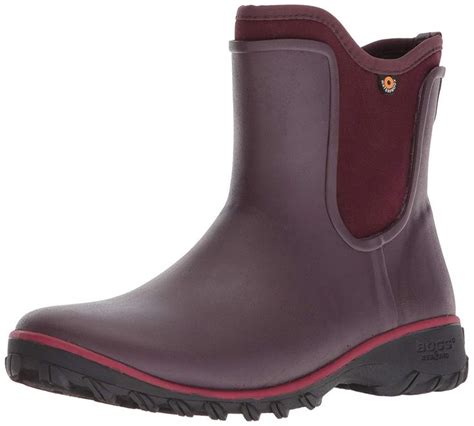 Bogs Womens Sauvie Chelsea Waterproof Garden Rain Shoe Boots Womens