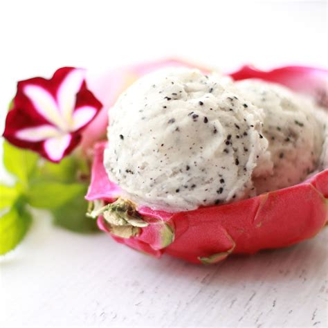 Homemade Dragon Fruit Ice Cream Recipe ~ Dragon Fruit