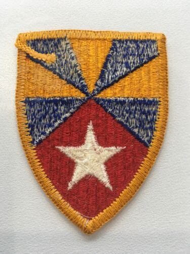 Vietnam Era Us 7th Army Field Support Command Full Color Merrowed
