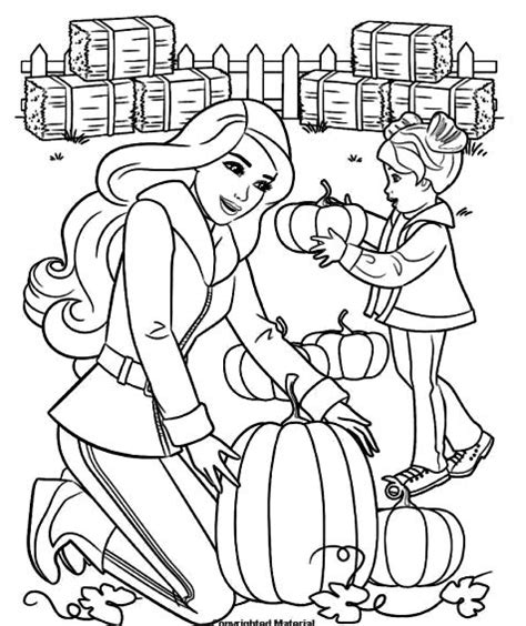 Barbie Halloween Coloring Pages At Free Printable