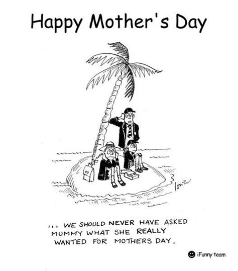 Mothers Day Funny Quotes Mothers Day Cartoon Happy Mothers Day Funny