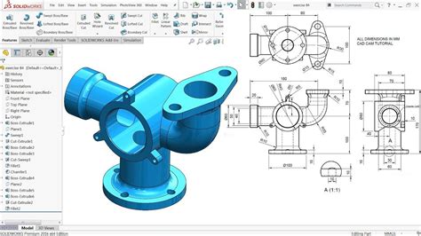 Solidworks Tutorial For Beginners Exercise 84 Youtube Solidworks