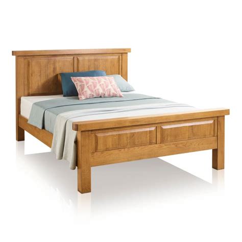 Hercules King Size Bed In Rustic Solid Oak Oak Furniture Land