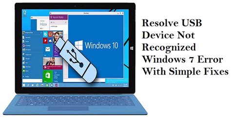 Your usb device might not be recognized in windows 10 due to driver or hardware issues. How to Fix USB Device Not Recognized Windows 7 | Internet ...