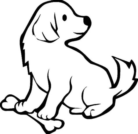 Easy Coloring Pages Of Dogs In 2021 Dog Coloring Page Puppy Coloring