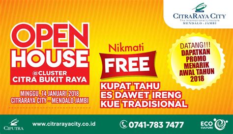 Academy of occupational and environmental medicine. Open House Citra Bukit Raya - CitraRaya City Jambi