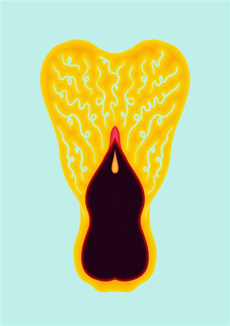 Harige Sunny Vulva Hand Gemaakt Hedendaagse Vagina Etsy Nederland