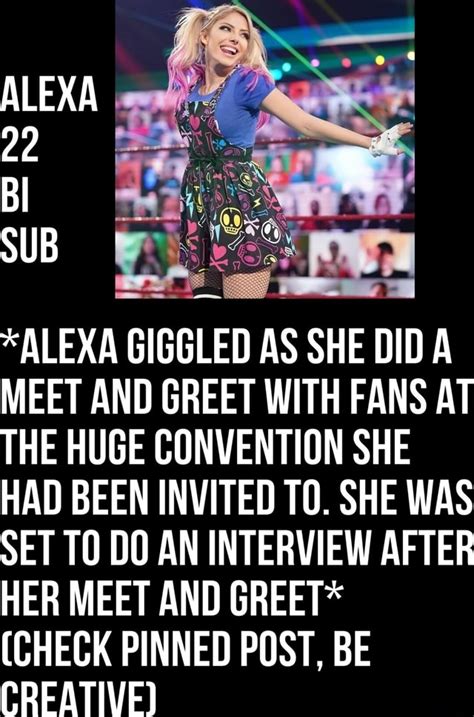 Alexa Bi Sub Alexa Giggled As She Did A Meet And Greet With Fans At The Huge Convention She Had