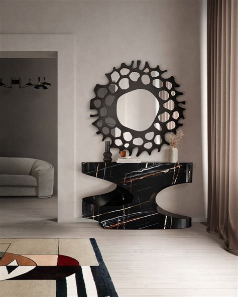 15 Contemporary Console Tables In Celebrities Living Room Sets