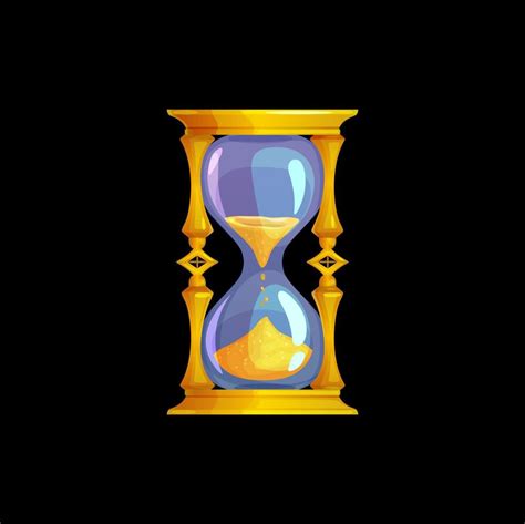 Magic Sand Glass Clock Sandglass Hourglass 20574382 Vector Art At