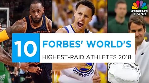 Top 10 Highest Paid Athletes In The World 2018 Forbes Cnbc Tv18