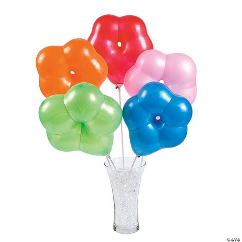 Flower Shaped 10 Latex Balloons Discontinued