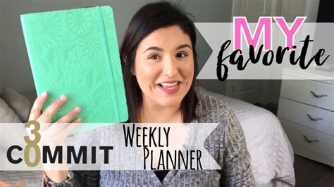 Commit30 Weekly Planner Review Youtube
