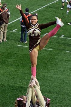 Cheerleader Does Leg Lift Formation Flickr Photo Sharing Sports