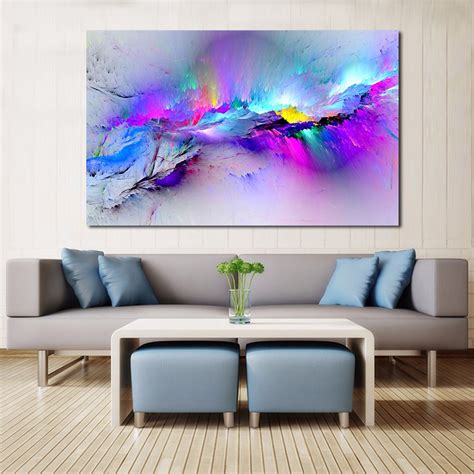 It's where you enjoy family movie nights, unwind with a good book, or even help your kids tackle their homework assignments. JQHYART Wall Pictures For Living Room Abstract Oil ...
