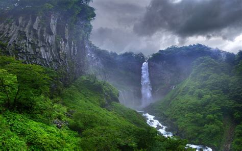 We have 59+ background pictures for you! nature, Landscape, Waterfall, River, Forest, Clouds, Japan ...