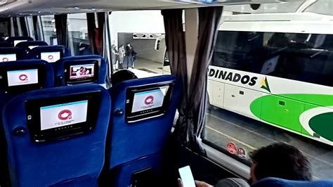 Autobus Primera Plus Con Destino A Ciudad De Mexico Grabado En Anden Y