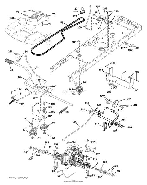 Husqvarna 46 Mower Deck Belt Diagram
