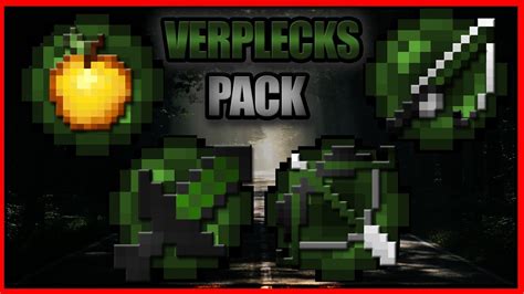 Minecraft Pvp Texture Pack L Verplecks Green Pack 1718 Youtube
