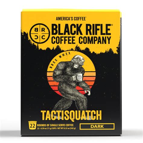 Black Rifle Coffee Tactisquatch K Cup Pods Dark Roast 22 Ct