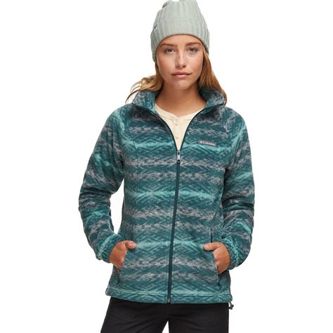 Columbia Benton Springs Print Full Zip Fleece Jacket Womens