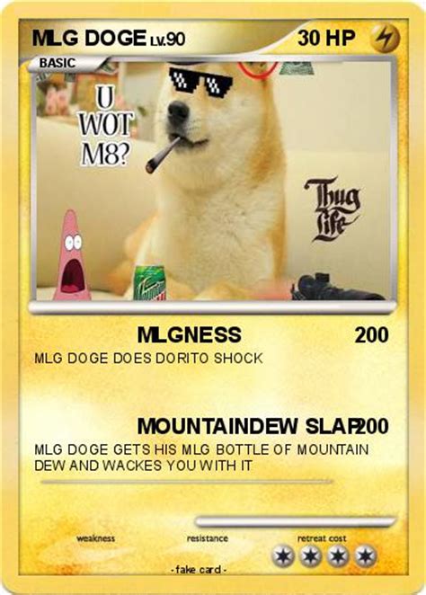 Pokémon Mlg Doge 81 81 Mlgness My Pokemon Card