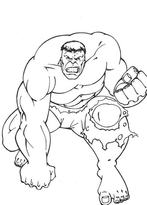 The Avengers Hulk Coloring Pages Super Heroes Coloring Pages Of