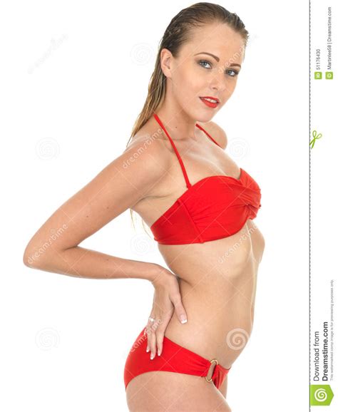Femme Sexy Pin Up Model Dans Un Bikini Photo Stock Image Du