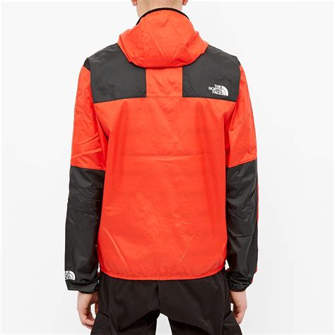The North Face 1985 Seasonal Mountain Jacket Fiery Red And Tnf Black End