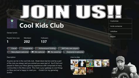 Clubs On Xbox One Join Us Youtube