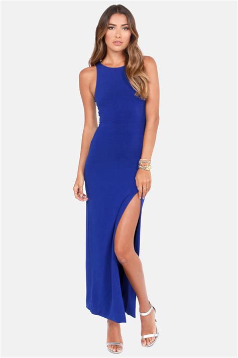 Cute Blue Dress Maxi Dress Backless Dress 43 00 Lulus