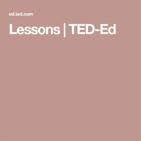 Lessons Ted Ed Lesson Free Homeschool Resources Homeschool Activities