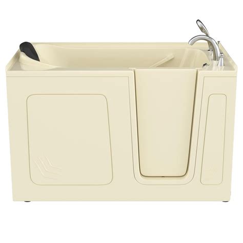 This extra deep design with a specially engineered overflow allows for 20% more water depth making these models the deepest tub of their size. Universal Tubs Safe Premier 59.6-60 in. x 32 in. Right ...
