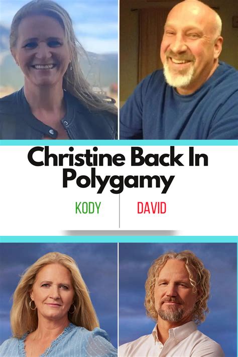 sister wives christine back in polygamy with david woolley will she share him like kody