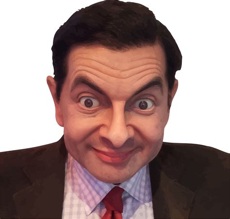 Rowan Atkinson Mr Bean Face
