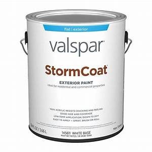 Valspar Pro Storm Coat Pastel Flat Exterior Tintable Paint 1 Gallon
