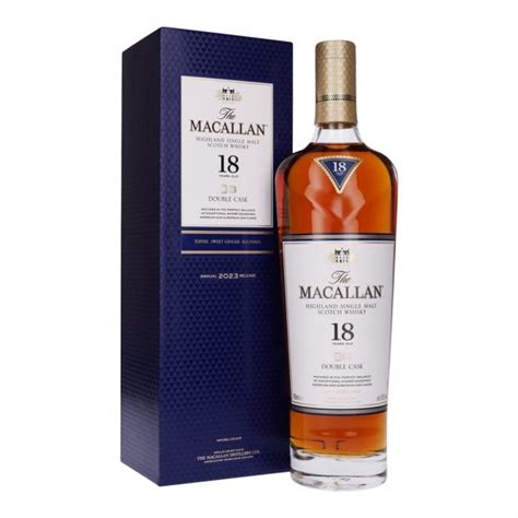 macallan 18 year old double cask 2023 release whisky from the whisky world uk