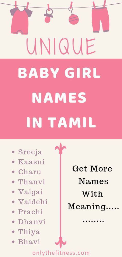 Get Modern And Beautiful Baby Girl Names In Tamil With Meaning And Also