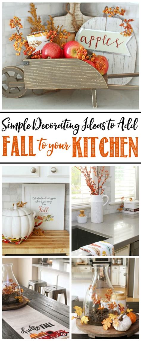 Easy Fall Kitchen Decorating Ideas Fall Kitchen Decor Fall Kitchen