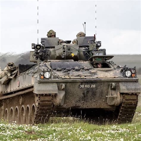 Fv510 Warrior British Army Ifv Infantry Fighting Vehicle Army