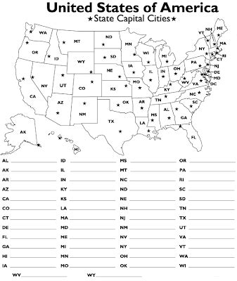 Some of the worksheets displayed are work, states capitals 26 50, states and capitals quiz, work, identifying state capitals, remember the 50 states like previously stated, this us state capitals quiz was designed for the youth, and upcoming generations. Michelles Charm World: Travel & Learn the 50 States!